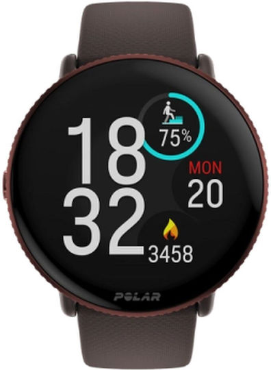 Polar Unite Waterproof Smartwatch with Heart Rate Monitor (Black Hook & Loop Edition)