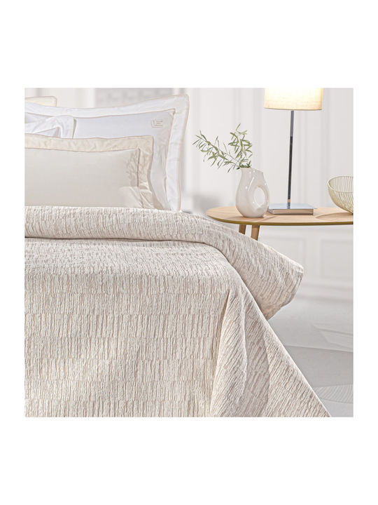 Guy Laroche Diana Κουβέρτα King Size 260x250εκ. Natural