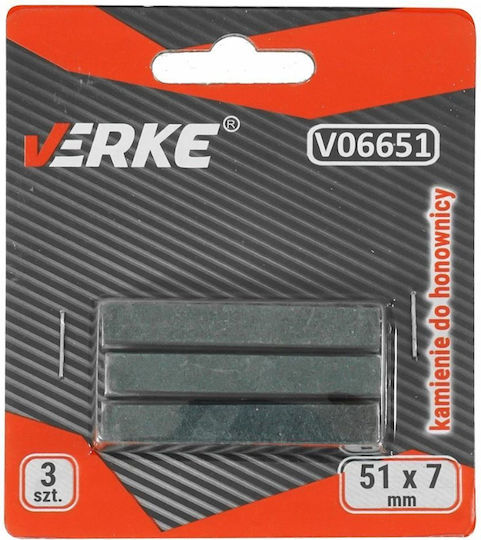 Set 3 Honing Stones Verke V06651 51x7 Mm