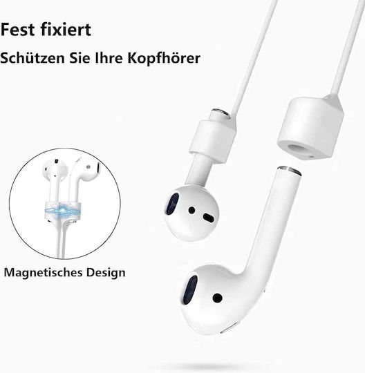 Tech-Protect Anti-Lost Strap σε Μαύρο χρώμα για Apple AirPods