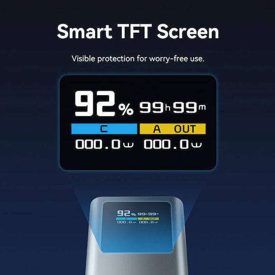 Vention FKC Power Bank 20000mAh 100W με Θύρα USB-A και Θύρα USB-C Power Delivery Γκρι