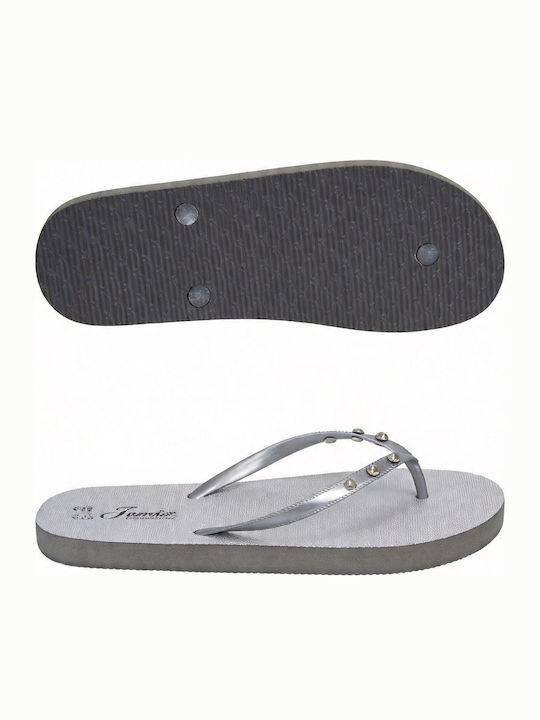 Flip Flops In Gray Colour