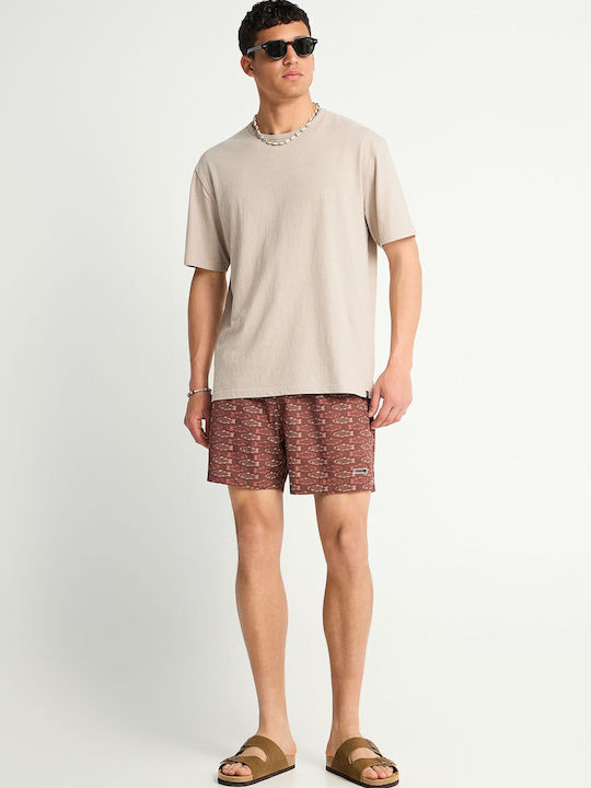 Men's Swimwear Shorts Brown