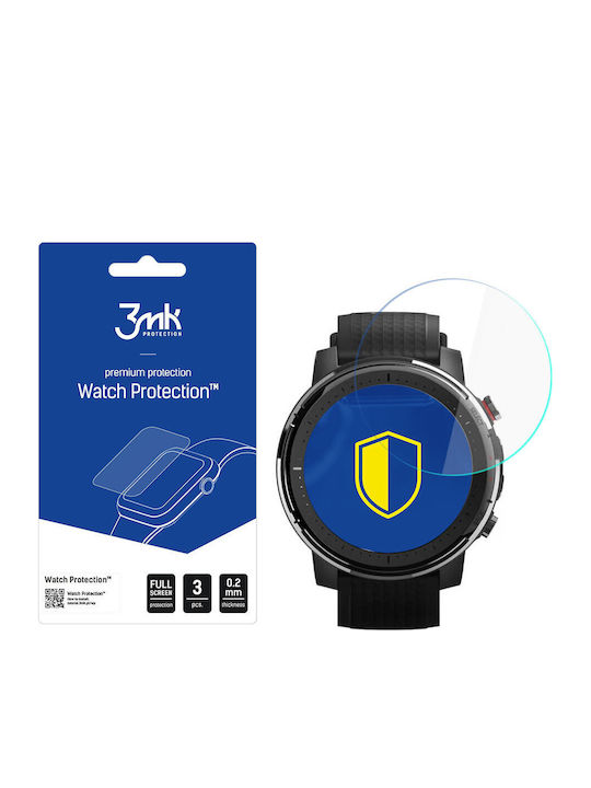 3MK Curved ARC Displayschutzfolie für das Amazfit Stratos 3 3Stück