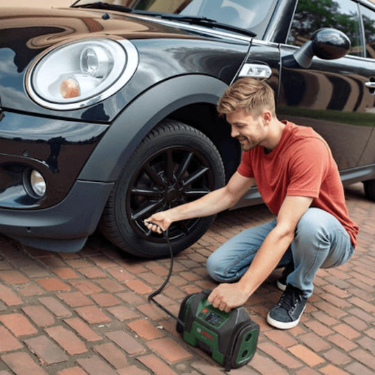 Bosch Τρόμπα Αυτοκινήτου PAO 150PSI Επαναφορτιζόμενη χωρίς Μπαταρία 18V