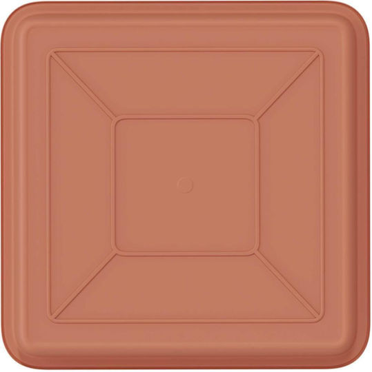 vidaXL Topfplatten Kunststoff Terrakotta 18x18cm 24 Stück 42020368