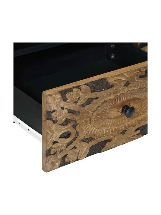 Mobilier TV din Metal și Lemn Maro M105xA33.5xÎ46cm