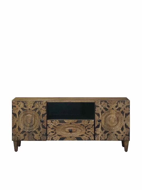 Mobilier TV din Metal și Lemn Maro M105xA33.5xÎ46cm