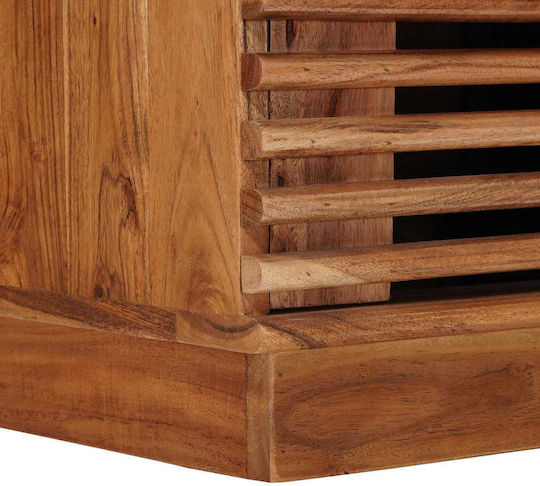 TV Stand Metal & Natural Wood L90xW30xH40cm