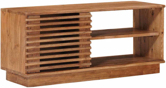 TV Stand Metal & Natural Wood L90xW30xH40cm
