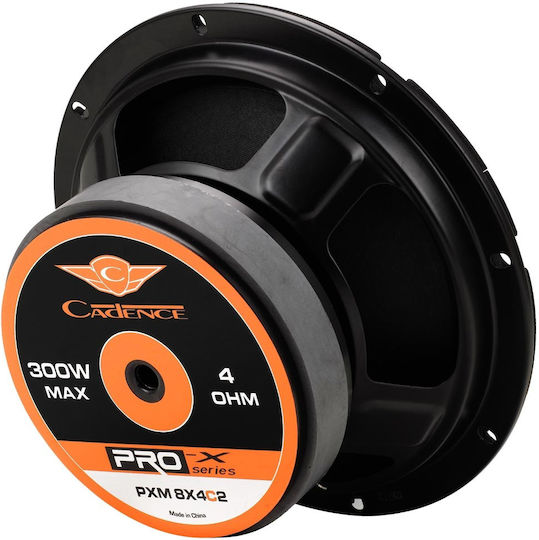 Cadence PMX-8X4 Ηχείο Αυτοκινήτου 8" με 150W RMS (Midrange) Τεμάχιο