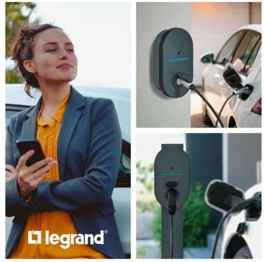 Legrand Green Up Home Wall Mounted 22kW Charging Station Type 2 (057022)