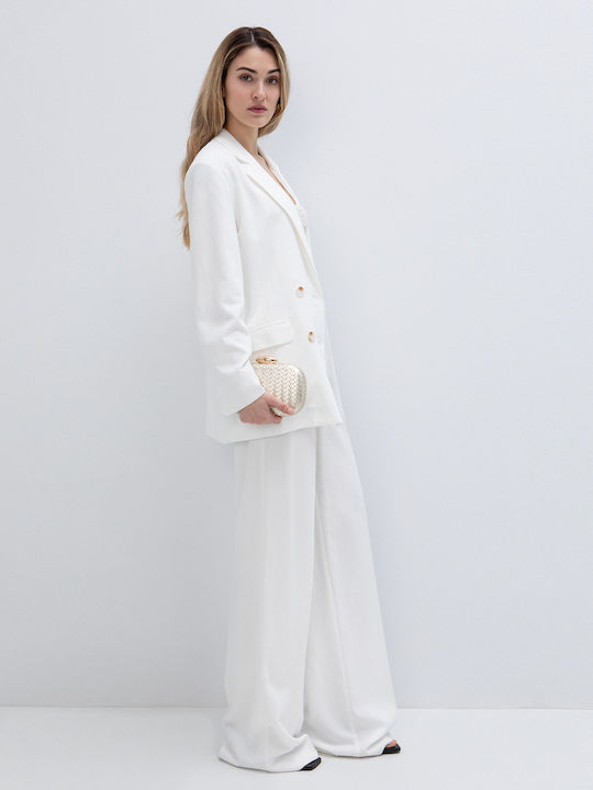 Toi&Moi Women's Blazer White