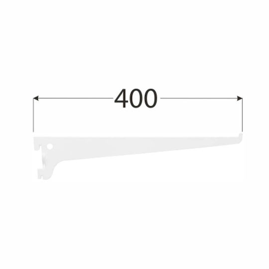 Single Console 400mm White
