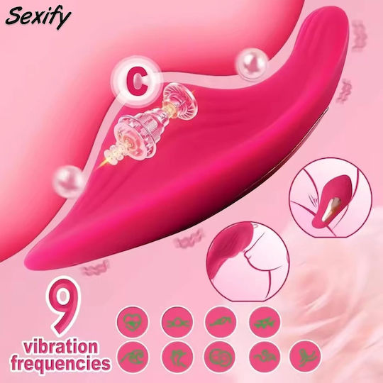 SMD Panty Thrill Вибратор Mini Вибратор за Двойки с Дистанционно Управление 8.4см Лилав
