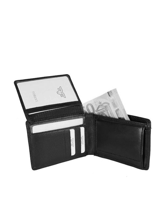 Portofel Barbat Din Piele Cu RFID Negru
