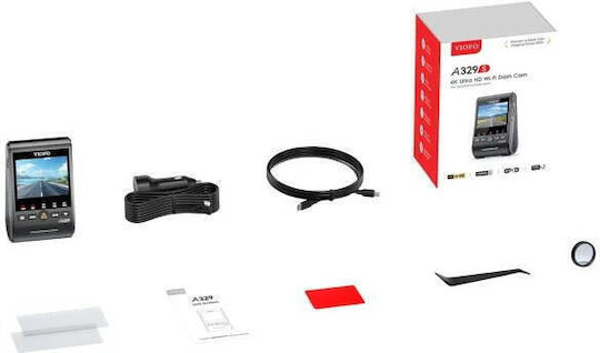 Viofo A329S Κάμερα DVR Αυτοκινήτου 4K με Οθόνη 2.4" Bluetooth, Wi-Fi, GPS