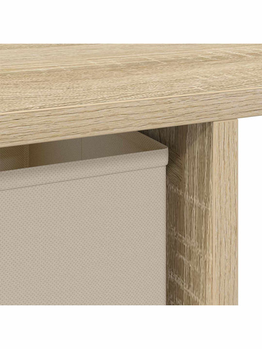 Wooden Desk Oak 100x40x75cm