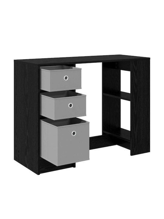 Desk Wooden Black Beech 100x40x75cm