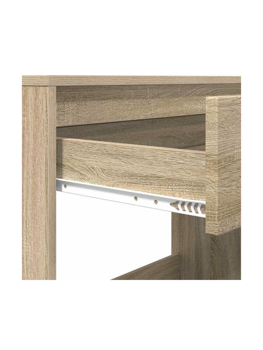 Schreibtisch Aus Holz Eiche 100x50x78cm