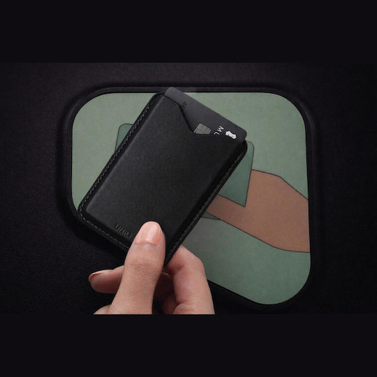 Uniq MagSafe Card Case Uniq-lydenevo-dblack in Black color