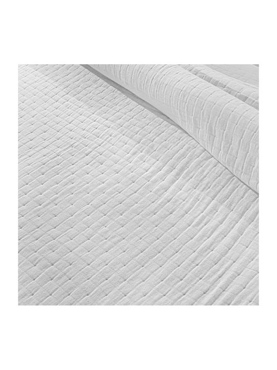 Guy Laroche Κουβερλί King Size Baumwolle Weiß 270x250cm