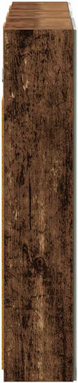 vidaXL Badezimmerspiegel Led mit Regal & Schrank 80x10.5cm Braune
