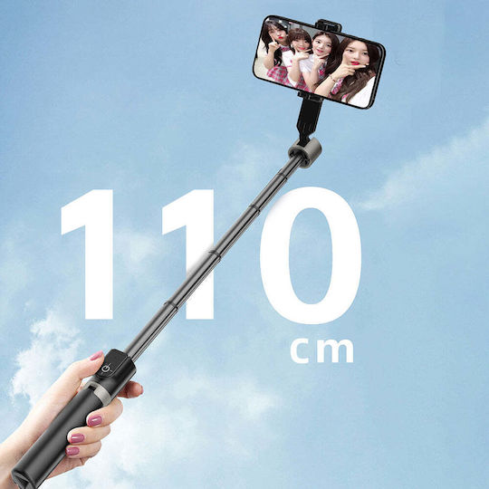Dudao F18 Selfie Stick with Bluetooth Remote Control Black