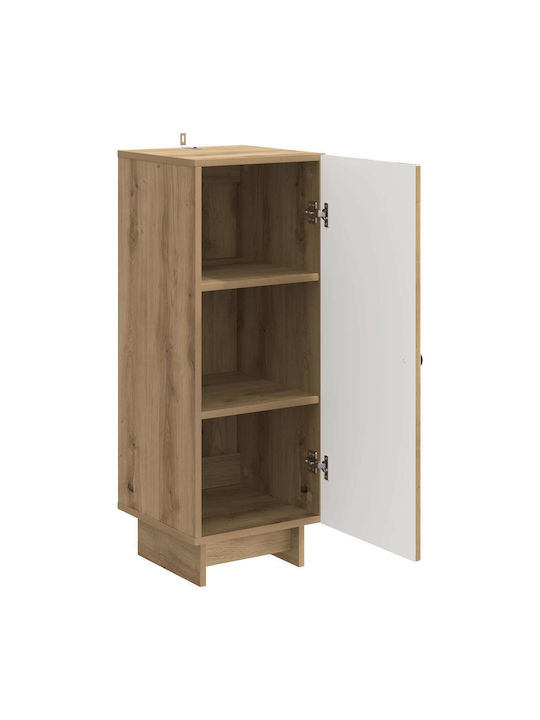 Επιδαπέδιο Ντουλάπι Τεχνίτικη Δρυς 33x34.5x90εκ.