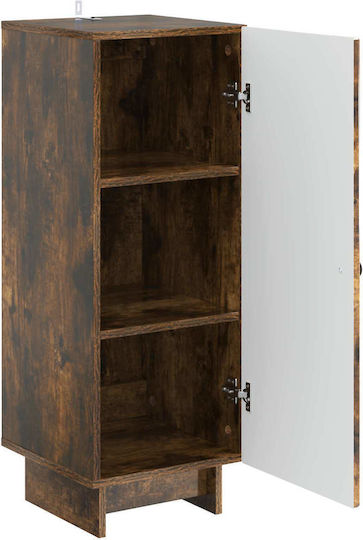 Επιδαπέδιο Ντουλάπι Καπνιστή Δρυς 33x34.5x90εκ.