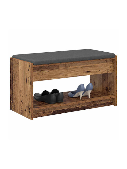Hallway Furniture with Bench Brown 83x38x45cm