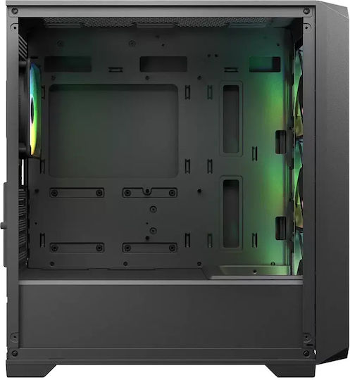 Cougar MX600 Mini V2 Gaming Mini Tower Кутия За Компютър Със Страничен Прозорец И RGB Осветление Черна