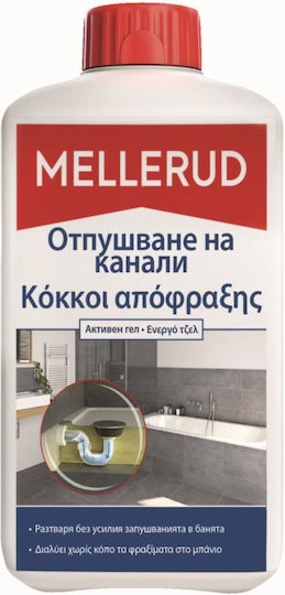 Mellerud Почистващо Средство За Петна За Офис Бюро В Гел Форма За Плочки, Стъкло, Пластмаса И Метали 1л