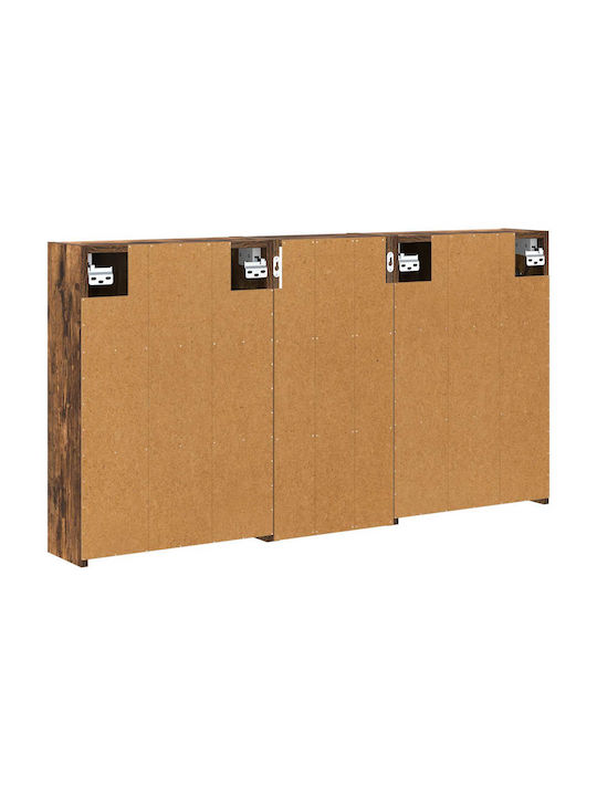 vidaXL Badezimmerspiegel Led mit Schrank 116x16cm Transparent