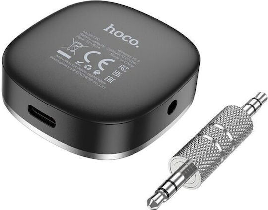 Adapter Aux Bluetooth Jack 3,5 Mm Hoco Display E80 Black