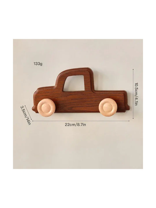Pandaboo Kids Wall Hanger Multi Hook Wooden 3 Pieces