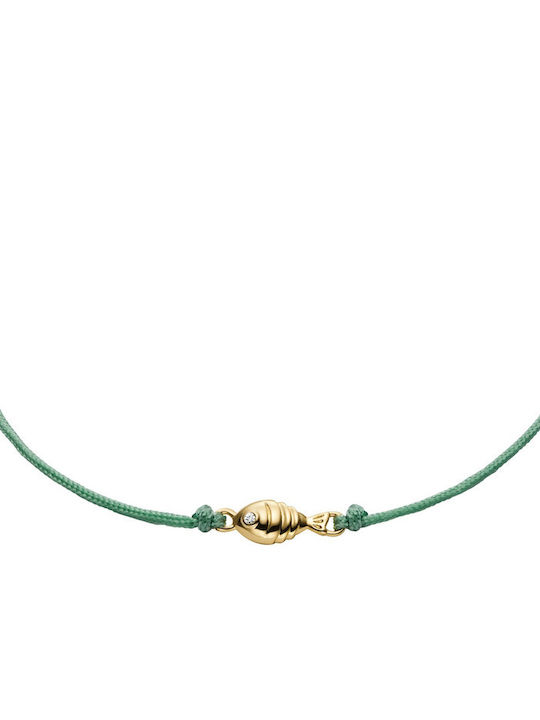 Fossil Women's Bracelet Made of Cord Fossil Women's Bracelet Made of Cord