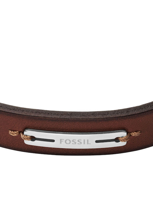 Fossil Мъжка Гривна от Кожа
