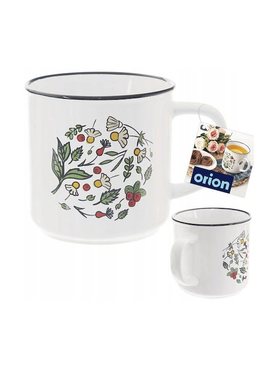 Orion Κούπα Κεραμική Λευκή 700ml