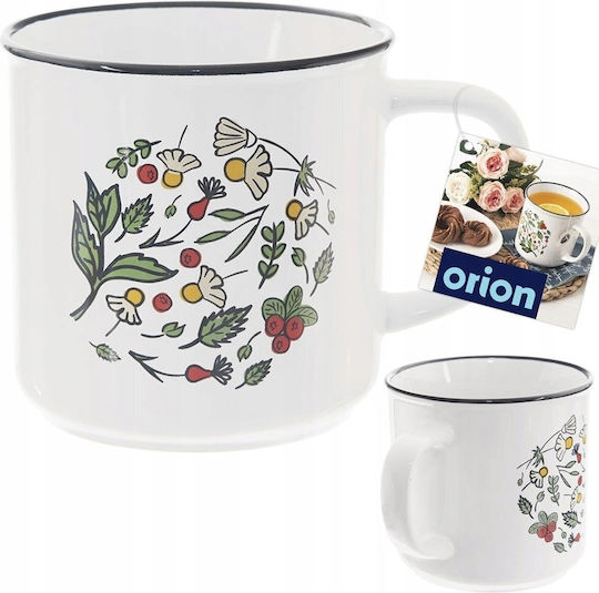 Orion Κούπα Κεραμική Λευκή 700ml