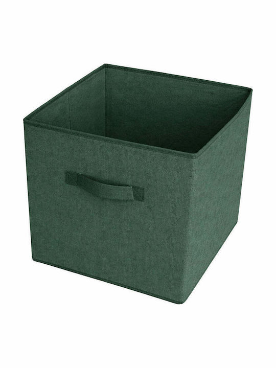 Max Home Текстилна Кутия За Съхранение Зелена 30x30x30см