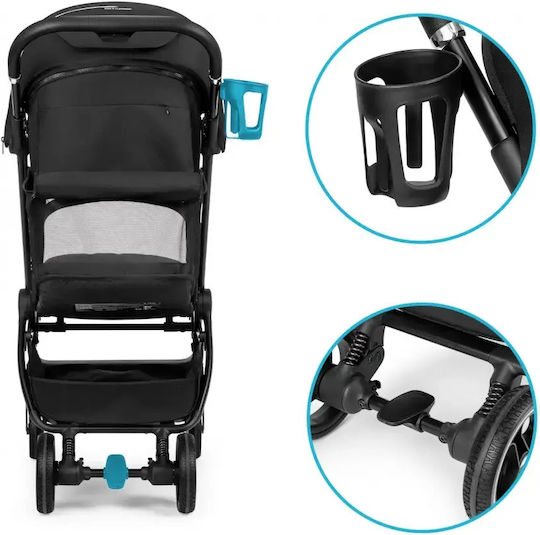 Kidnort Carucior Copii Potrivit Pentru Nou-Născuți Negru