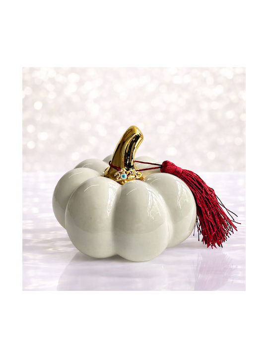 Lucky Charm Pumpkin Multicolour Ceramic 8x8cm 6 Pieces XH-2500