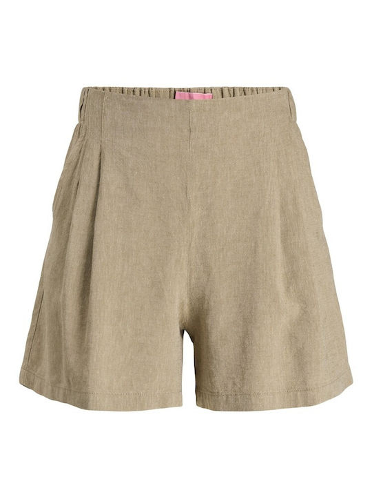 Women's Linen Shorts Beige