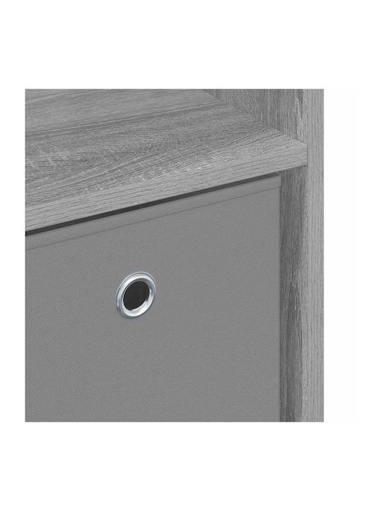 Wooden Storage Drawers with 3 Drawers M88.5xW29xH84.5cm