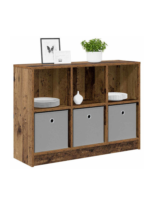 Wooden Storage Cabinet L88.5xW27.5xH63.5cm