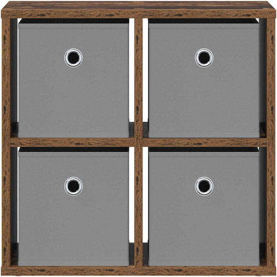 Living Room Cabinet Made of Particle Board Old Wood 49.5x22x47cm