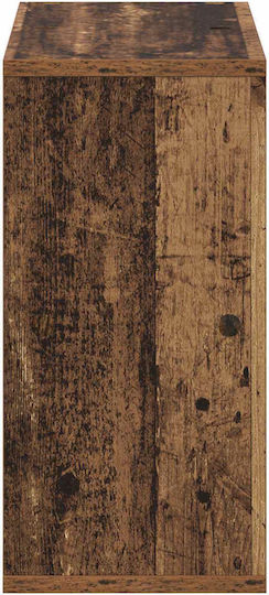 Living Room Cabinet Made of Particle Board Old Wood 49.5x22x47cm