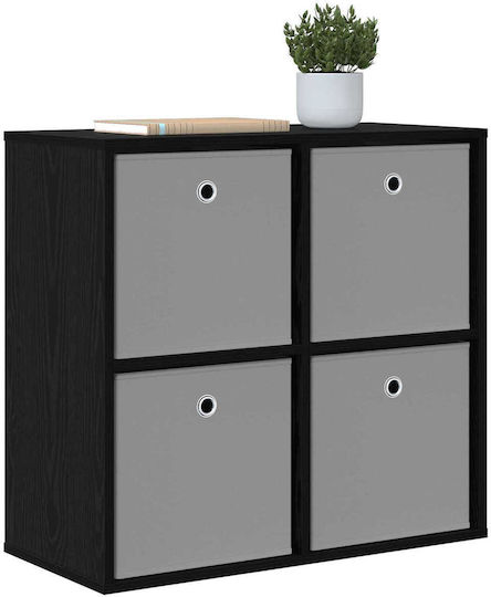 Sertar De Depozitare Din Lemn Cu 4 Sertare L68.5xL32xÎ67cm