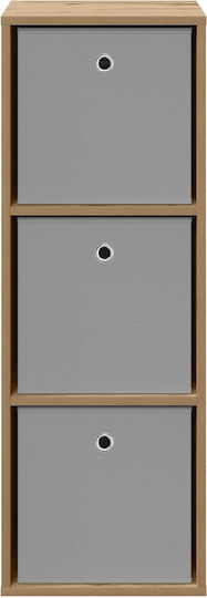 Wooden Storage Drawers with 3 Drawers M35xW32xH99.5cm